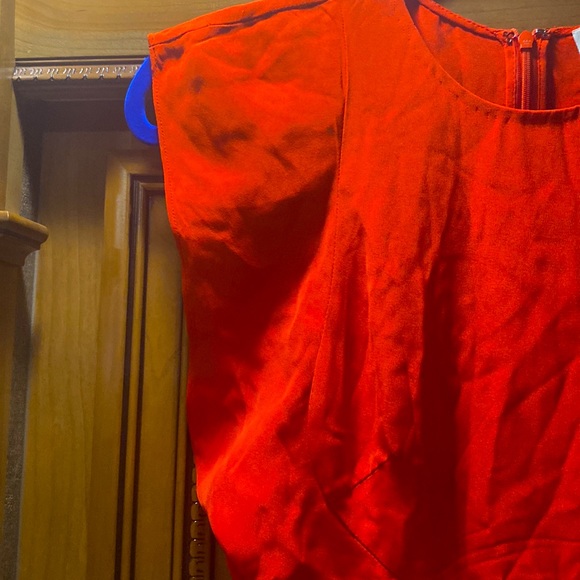 3-1 PHILLIP LIM Red Silk Top Size 0 - Picture 2 of 8